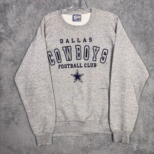 Vintage Dallas Cowboys Sweatshirt Mens L USA Made 1995 NFL 90s Pullover Y2K